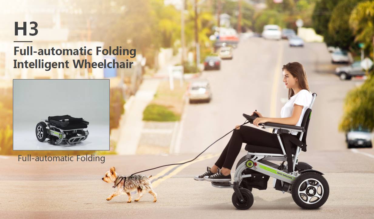 Airwheel smart folding wheelchair